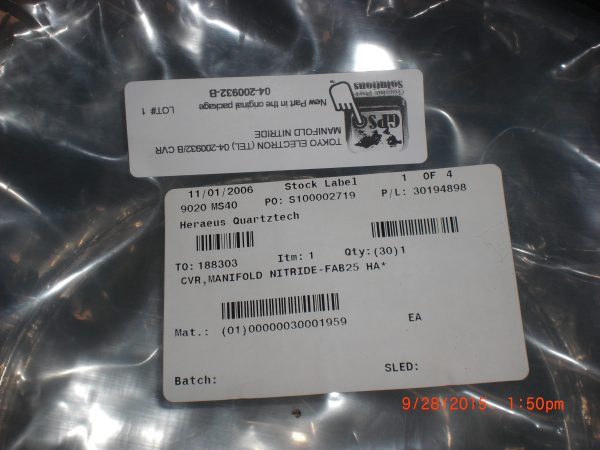 TOKYO ELECTRON TEL 04200932B - Image 3