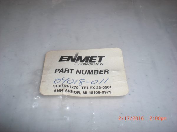 ENMET CORP. 04018011 - Image 2