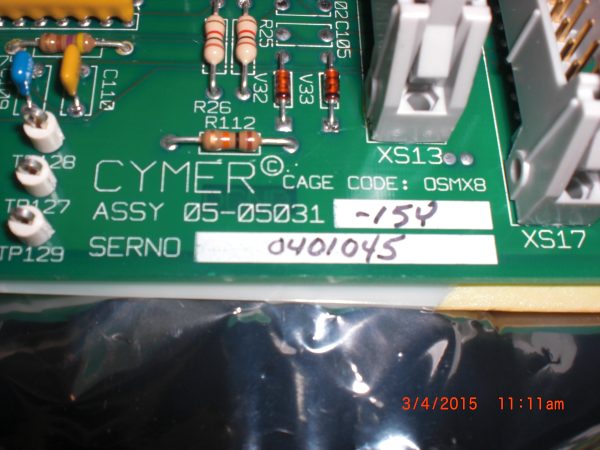 CYMER 050503115Y - Image 2