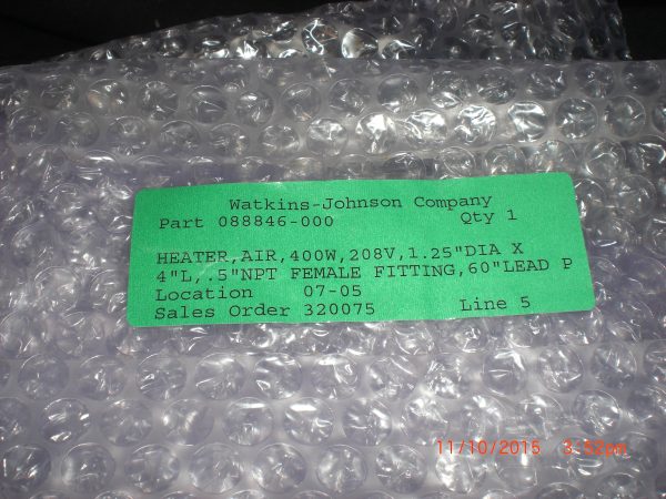 WATKINS JOHNSON WJ 088846000 - Image 3