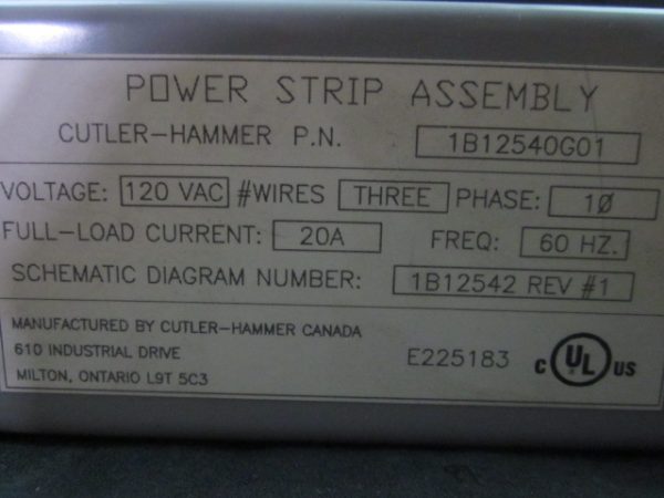 CUTLER HAMMER 1B12540G01 - Image 5