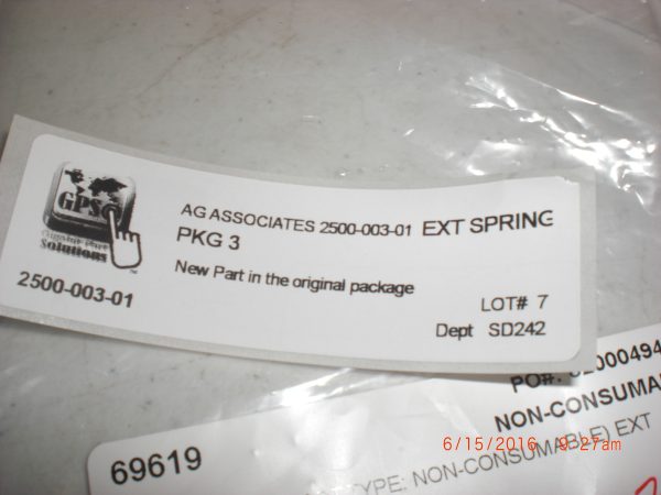AG ASSOCIATES 250000301 - Image 3