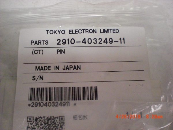 TOKYO ELECTRON TEL 291040324911 - Image 3
