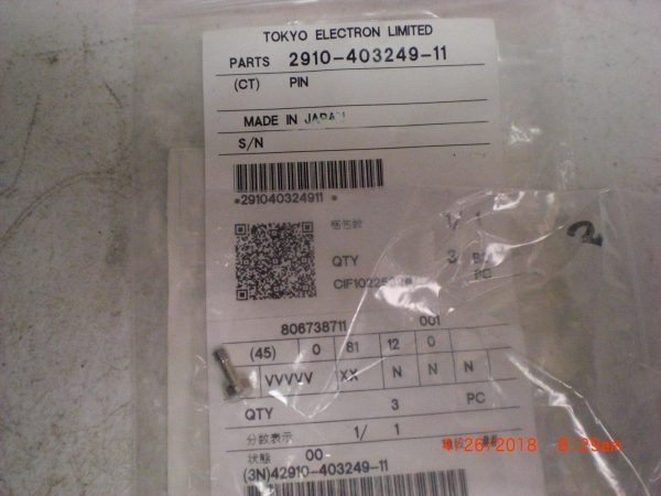 TOKYO ELECTRON TEL 291040324911