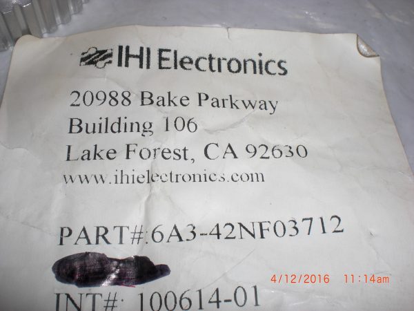 IHI ELECTRONICS 6A342NF03712 - Image 2