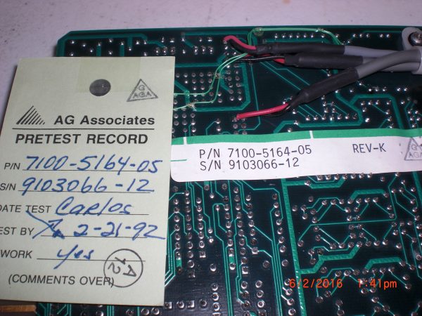 AG ASSOCIATES 7100516405 - Image 3