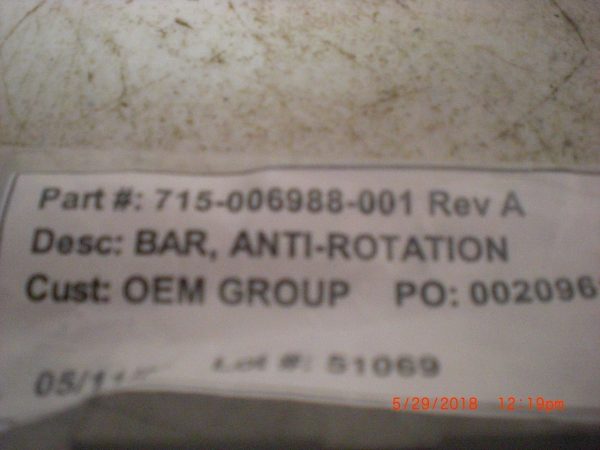 LAM RESEARCH CORPORATION 715006988001 - Image 3