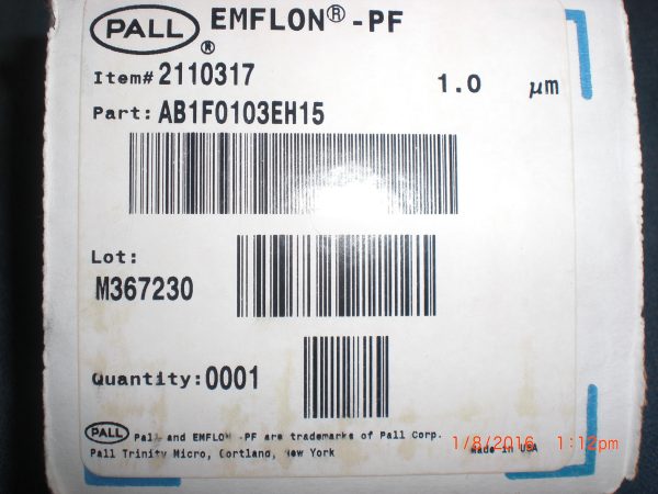 PALL AB1F0103EH15