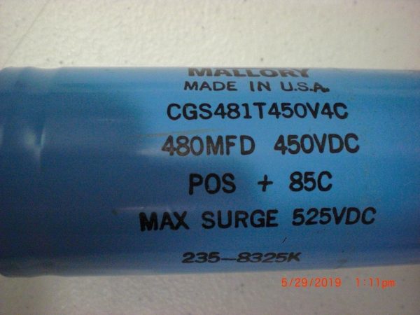 MALLORY CGS481T450V4C - Image 2