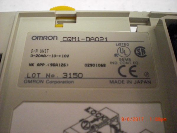 OMRON CQM1DA021 - Image 2