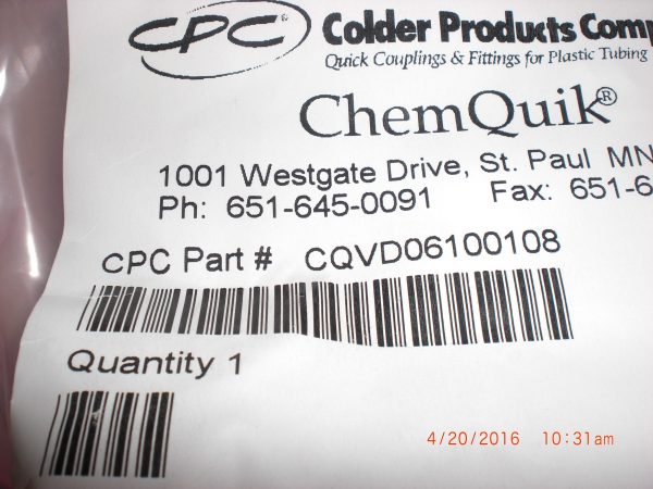 COLDER PRODUCTS CQVD06100108 - Image 3