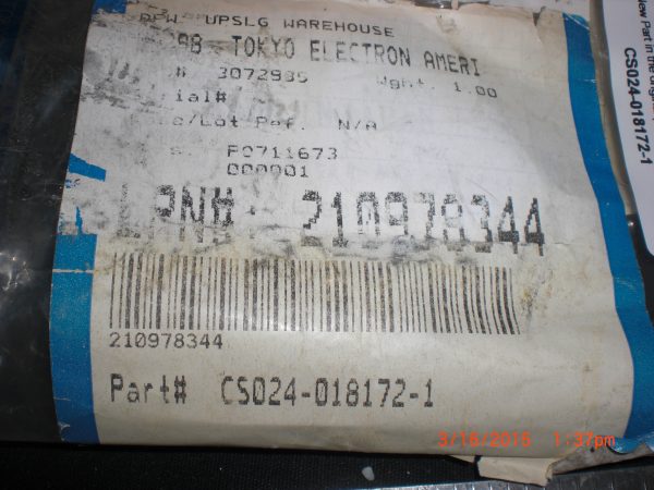 TOKYO ELECTRON TEL CS0240181721 - Image 2