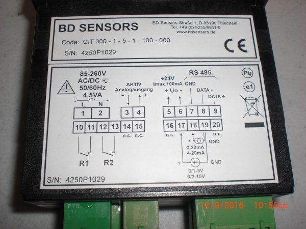 BD SENSORS CT30015100000 - Image 2