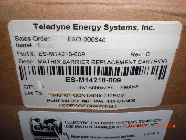 TELEDYNE ENERGY SYSTEMS, INC ESM14218009 - Image 2