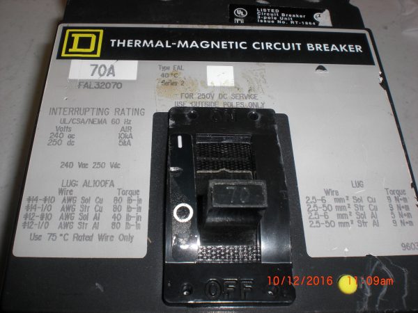 SQUARE D FAL32070 - Image 2