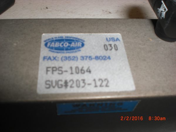 FABCO-AIR FPS1064 - Image 2