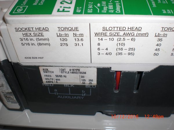 CUTLER HAMMER Fi225 - Image 3
