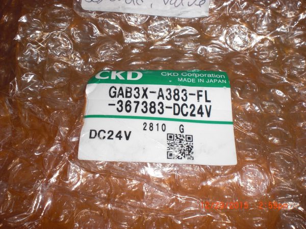CKD CORPORATION GAB3XA383FL367383DC24V - Image 2