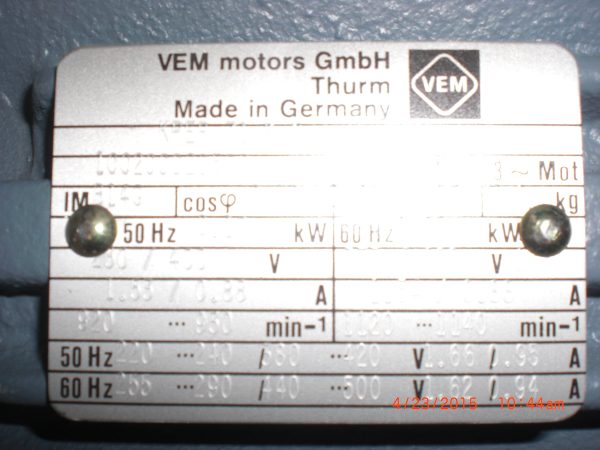 VEM MOTORS KPER71K6 - Image 3