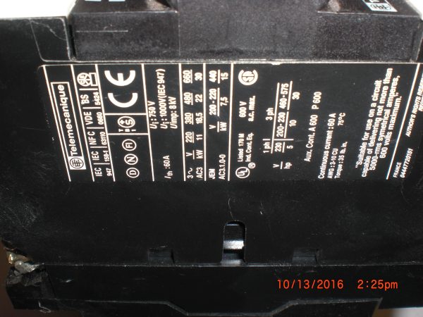 TELEMECANIQUE LP1D4011 - Image 3