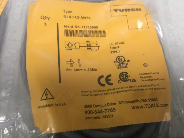 TURCK NI4S12AN7X - Image 2