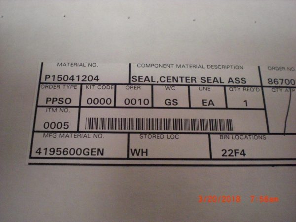 VARIAN P15041204 - Image 2