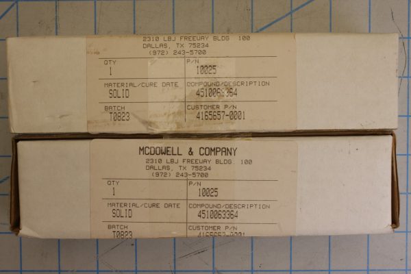 MCDOWELL & COMPANY 10025LOTOF2