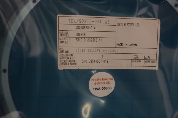 TOKYO ELECTRON TEL 1D1020298811 - Image 20