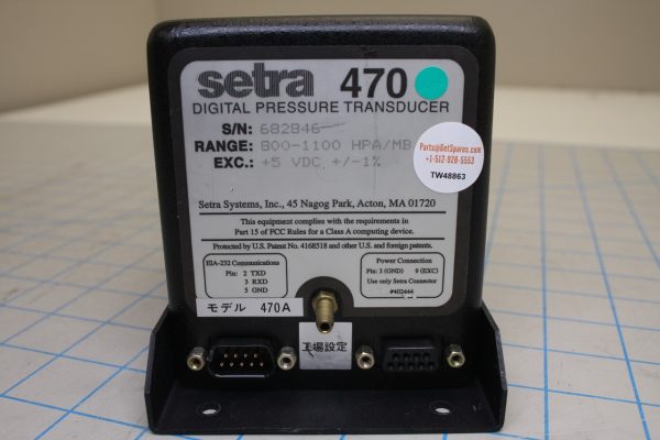 SETRA SYSTEMS INC 470SETRA