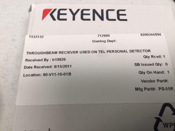 KEYENCE CORPORATION OF AMERICA PS55R - Image 3