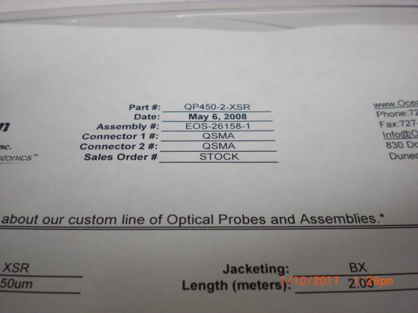 OCEAN OPTICS QP4502XSR