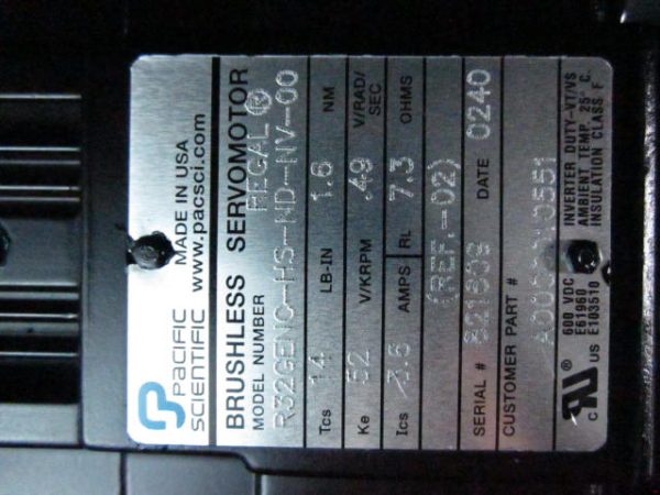 PACIFIC SCIENTIFIC R32G3NCHSNDNV00 - Image 4