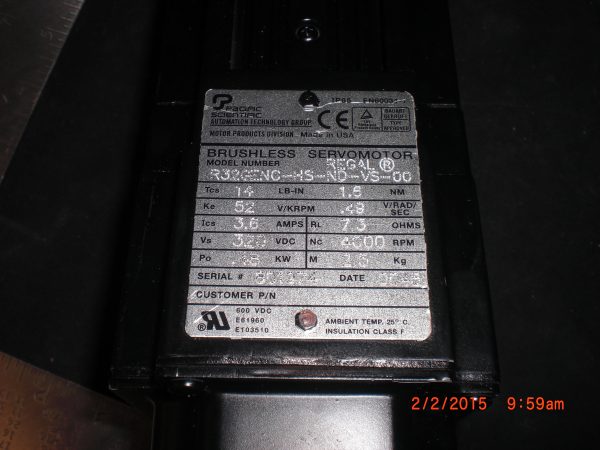 PACIFIC SCIENTIFIC R32GNCHSNDVS - Image 2