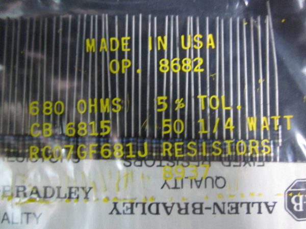 ALLEN-BRADLEY RC07GF681J - Image 3