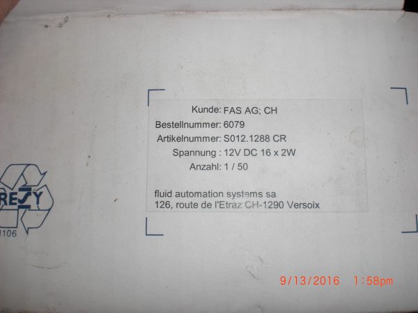 FLUID AUTOMATION SYSTEMS S0121288CR - Image 3