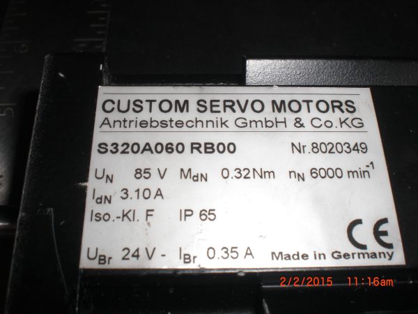 ANTRIEBSTECHNIK GEFEG S320A060RB00 - Image 3