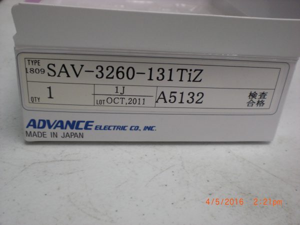 ADVANCE ELECTRIC COMPANY SAV3360131TiZ - Image 2