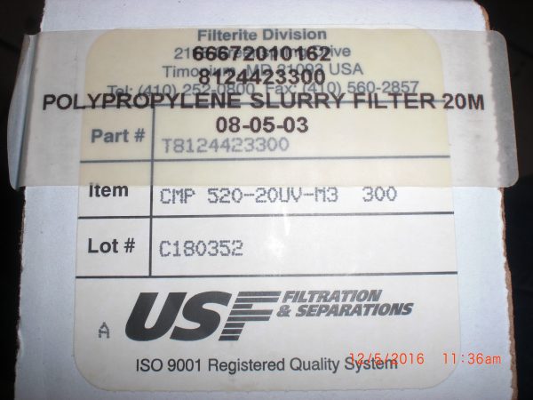 USFILTER T8124423300