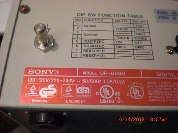 SONY UPD890 - Image 3