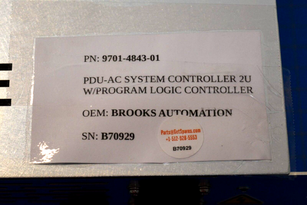 BROOKS AUTOMATION 9701484301 - Image 5